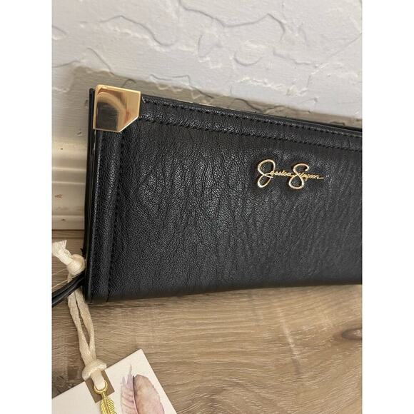 NWT Jessica Simpson Frankie Wallet in Black - Picture 11 of 12